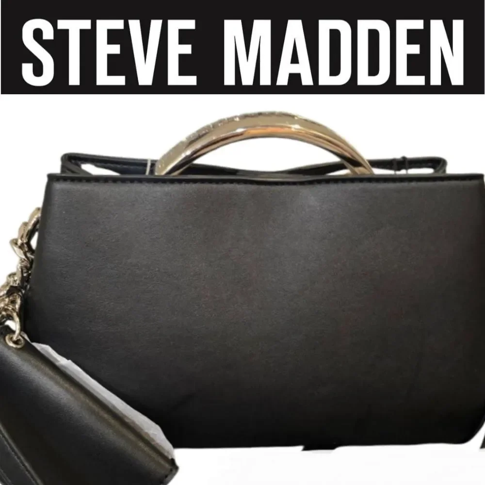 Steve‎ Madden BDiall Satchel- Black